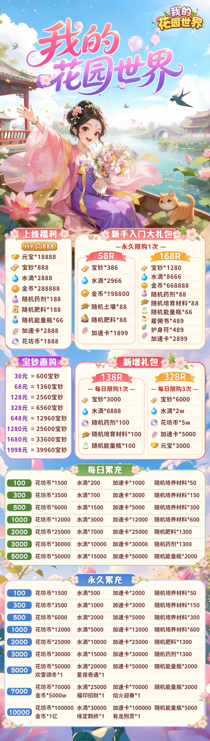我的花园世界游戏详情福利 1