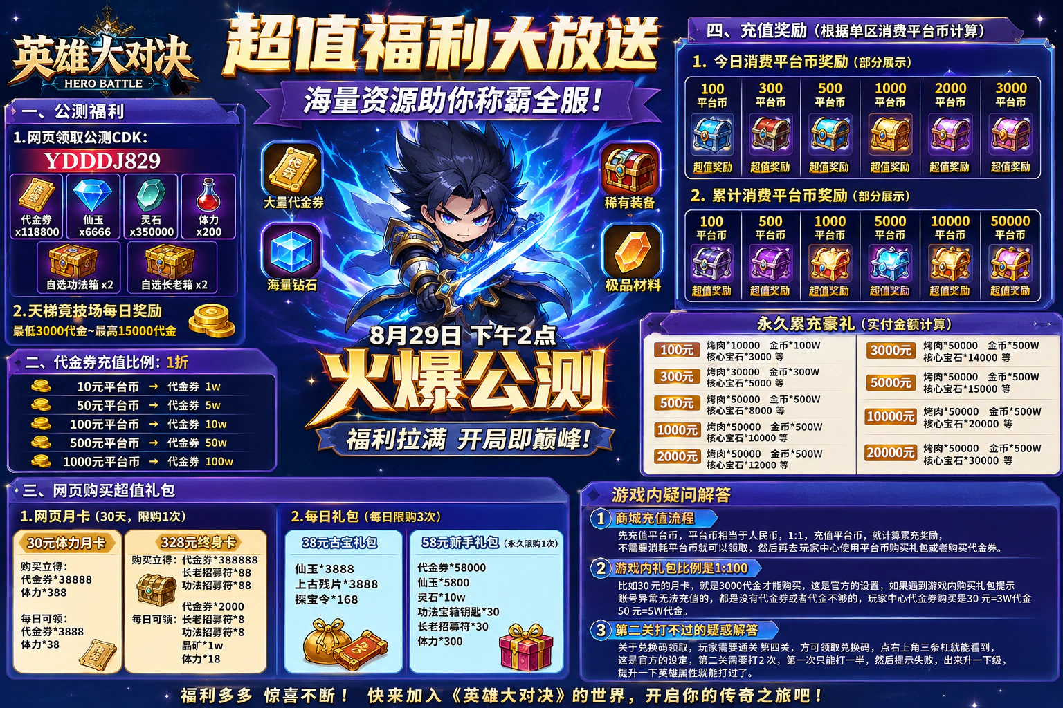 英雄大对决游戏详情福利 2